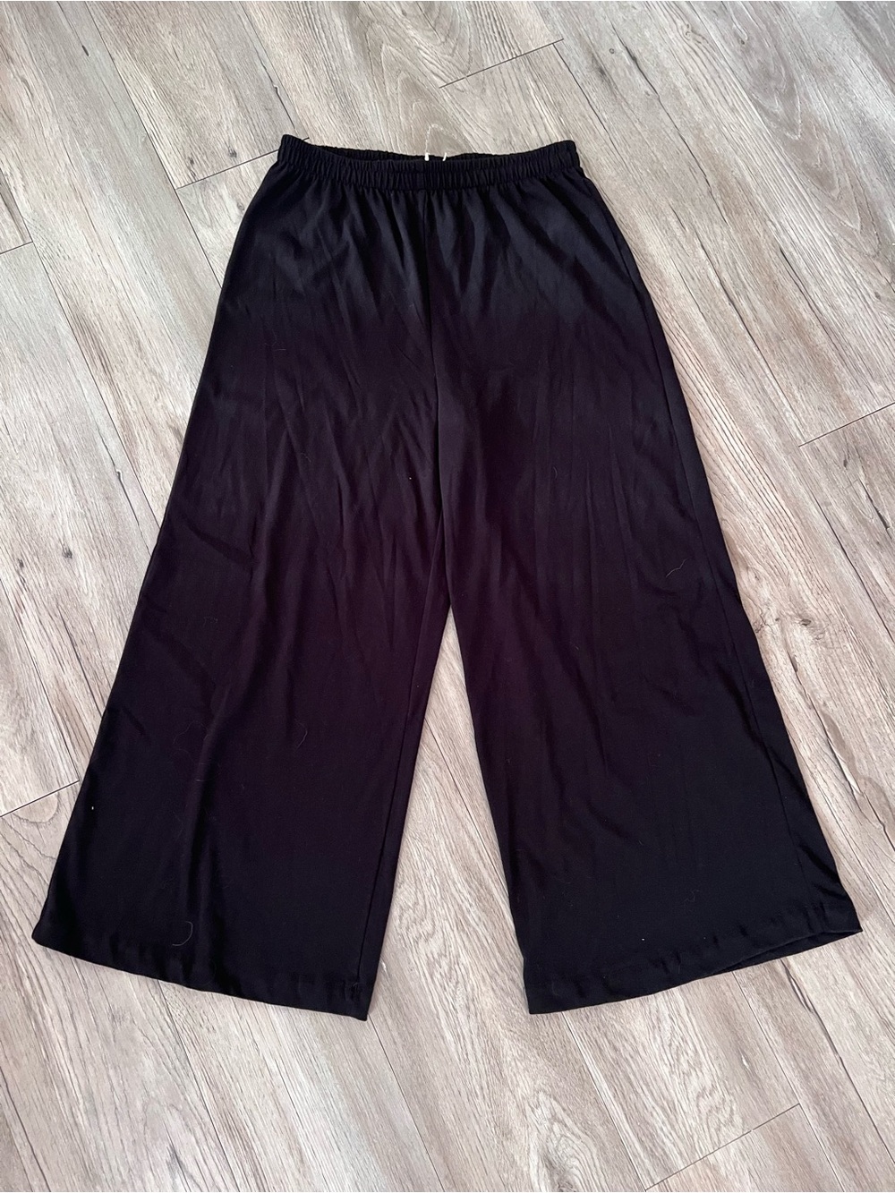 Z Supply Black Wide-Leg Pull-On Pants